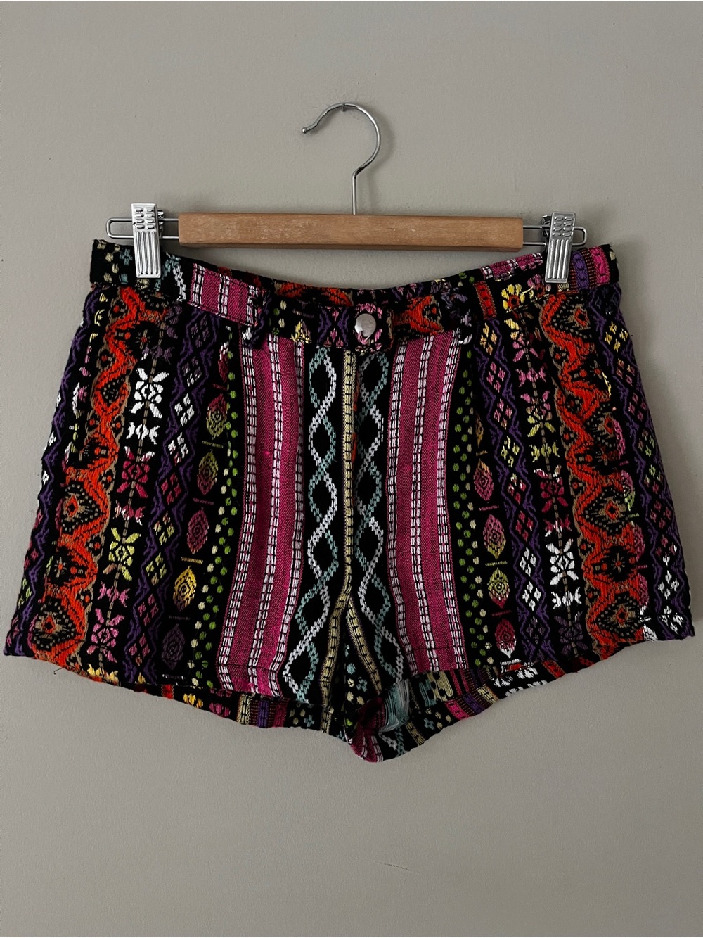 Boho Multicolor Patterned Women’s Shorts